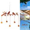 Wind Chimes Outdoor Waterproof Ancient Iron Bird Hanging Bells For Garden Festival Pendant Ornament Decorate Commemorate