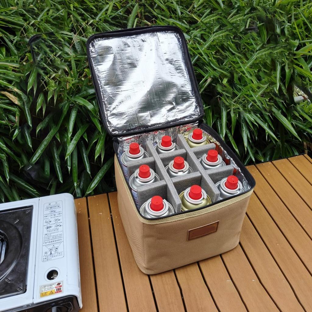 Сумка для хранения газовых баллонов для кемпинга Защитный чехол для топливных баллонов Сумка для маленьких баллонов с пропаном Маленькое топливо?Сумка для хранения цилиндров