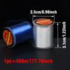 6 Colors 450M Fly Tying Floss Thread 75D Silky Yarn Fly Fishing Tying Line