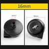 Compressor Filter Muffler  16mm Black 3 / 8PT Male Thread  Compressor Muffler
