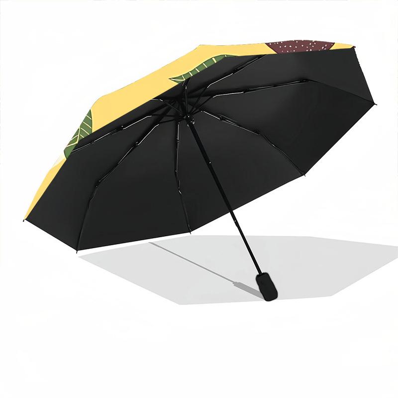 1pc Fruit Pattern Automatic Open/close Folding Umbrella, Compact Portable Travel Umbrella, Cute Umbrella, Durable Construction yy260328011