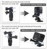 For GoPro Hero 11 3-Way Adjustable Extension Pivot Arm Adapter Kit for GoPro Hero 1312 11 10 9 8 7 6 5 4 3 Insta360 DJI OSMO