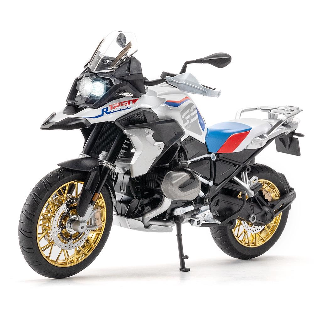 Коллекция моделей мотоциклов из сплава Boxed Water Bird R1250 GS: Симуляция 1-9.