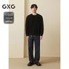 GXG Men's Two-Tone Textured Round Neck Sweatshirt