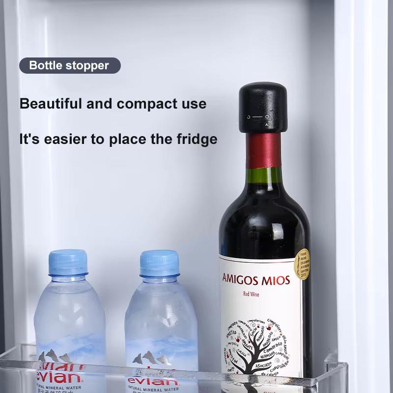 1/2pcs Sealing Red Wine Champagne Stoppers Rotating Leak Proof Reusable Leakproof Stoppers Domestic Kitchen Keep Fresh Tools