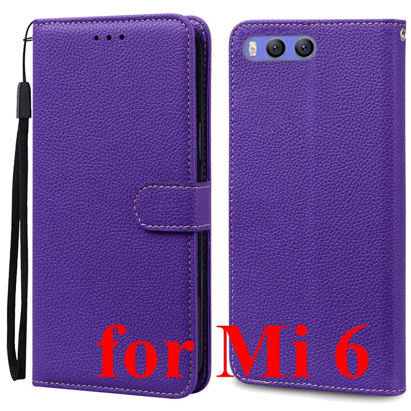 Mi 6 Case For Xiaomi Mi 6 Case Redmi 6 Leather Wallet Flip Case For Xiaomi Redmi 6 Mi6 Phone Case Redmi6 Cover Fundas Shell Bags