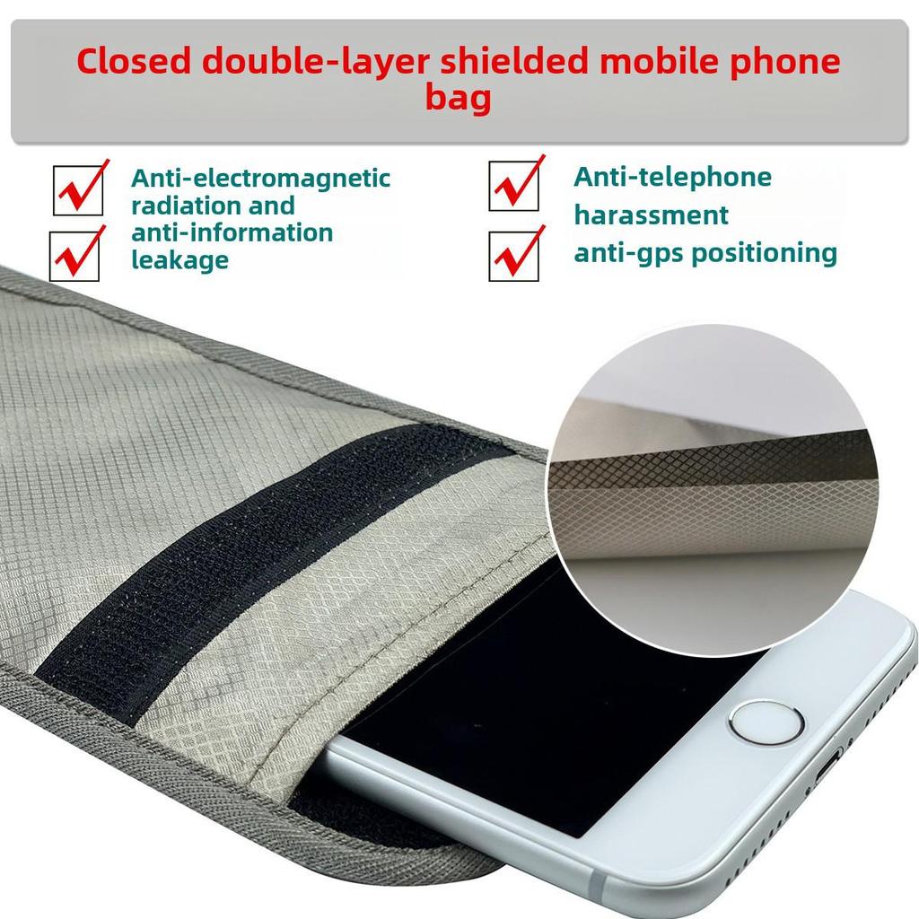 Двухслойный чехол для телефона с защитой от радиации: Сумка для защиты от отслеживания сигнала