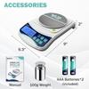 Digital Lab Scale 1000g x 0.01g oz/g/ct/DWT/tl/gn/ozt Precision Electronic Scientific Scale Analytical Balance for Laboratory J