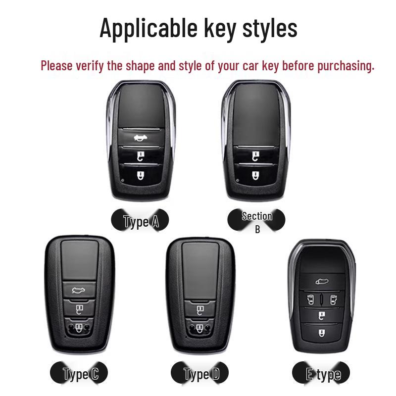 Чехол для ключа автомобиля Toyota для Crown, RAV4, Highlander, Asia Dragon - Сумка для ключей с пряжкой