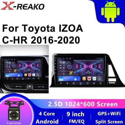 Android 12 автомобильное радио для Toyota CHR C-HR 2016 2017 2018 2019 2020 GPS мультимедийный видеоплеер авто стерео Carplay DVD
