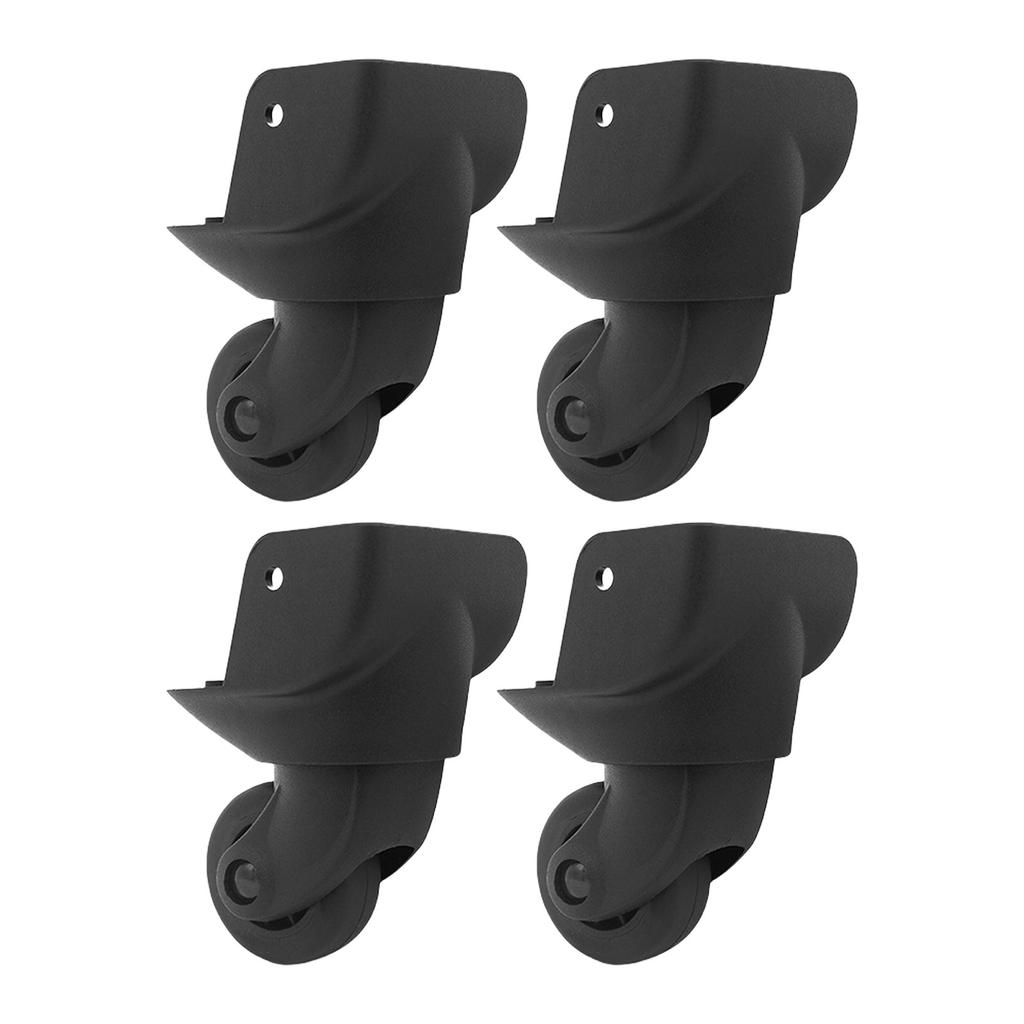 4 Pieces Universal Suitcase Wheels 360 Degree Rotation Quiet Rolling Travel Accessories Smooth Rolling For Travel Bags