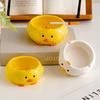 Мультяшная Милая Утка Керамическая Декоративная Пепельница Тренд Индивидуальность Мода Настольная Веранда Домашнее Украшение Хранение
