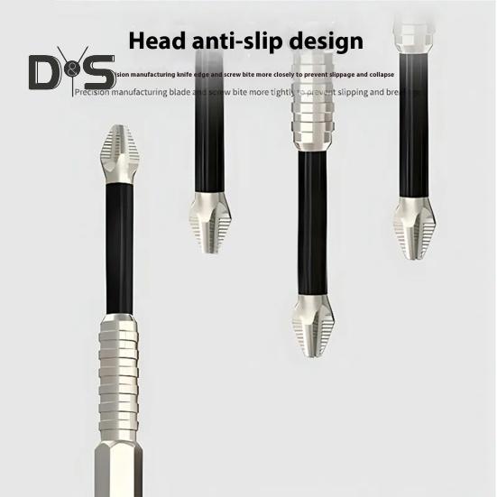 Набор магнитных сверл для отвертки, высокопрочные, устойчивые к ржавчине, высокоскоростные, с крутящим моментом, противоскользящие, прочные магнитные сверла