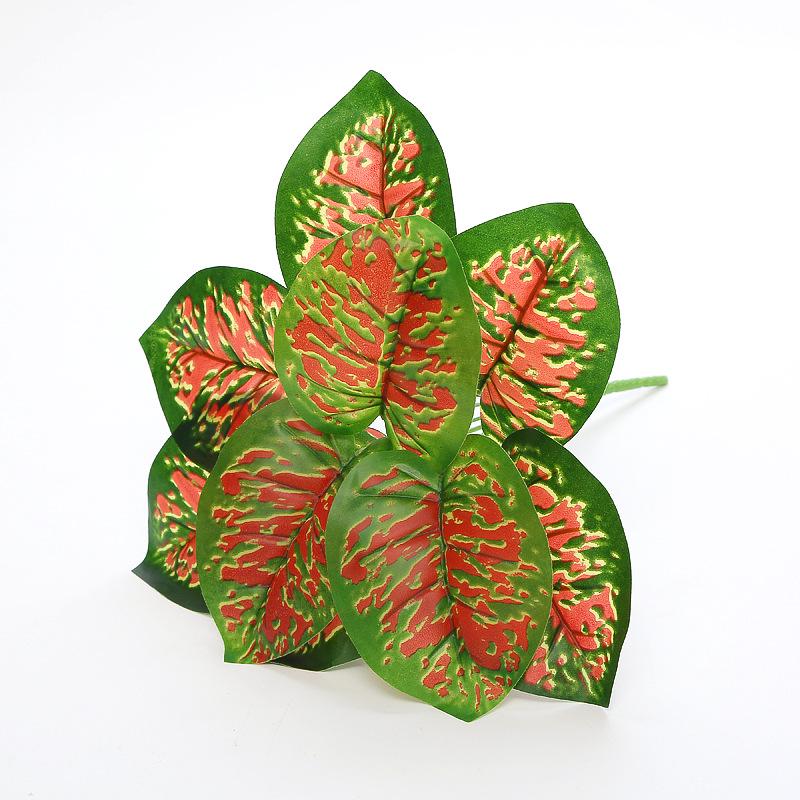 Искусственный Зеленый Декор и Декор Стены из Растений с Имитацией Листьев