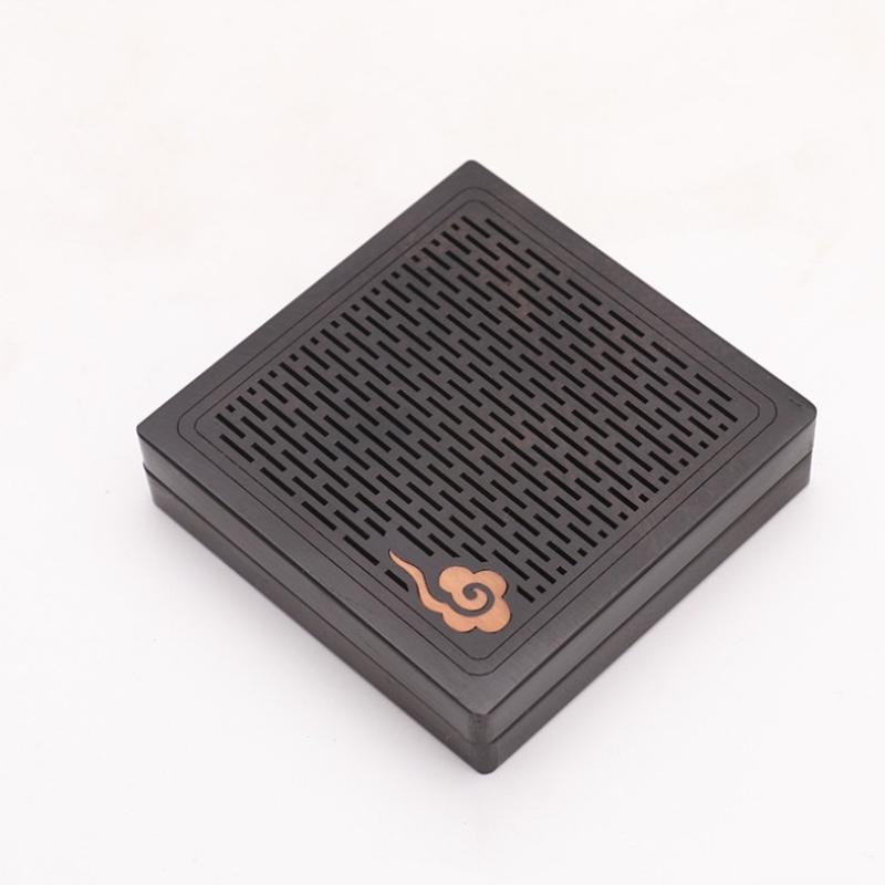 Buddhist Wood Coil Incense Burner Hollow Carved Incense Plate Box Aromatherapy Censer Home Decor