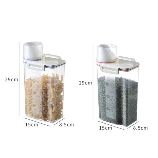 Портативный ящик для хранения зерна и риса, герметичный влагостойкий кухонный контейнер