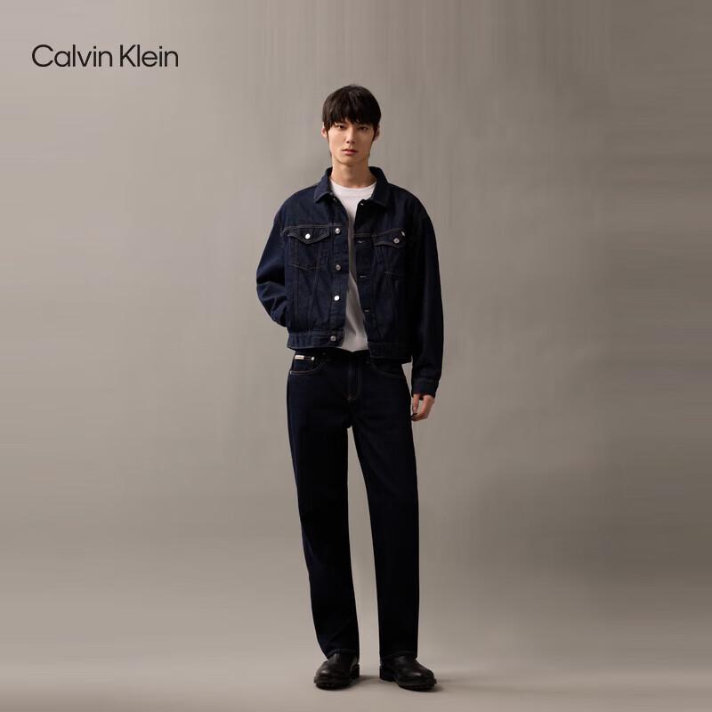 Calvin Klein Джинсовая куртка мужская классическая с заклепками