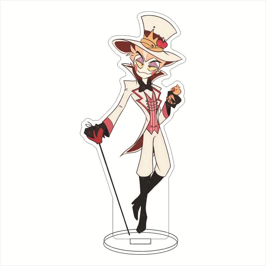 Аниме Hazbin Hotel Чарли Морнингстар Косплей Стенд Акриловые Фигурки Вагги Настольный Стоячий Знак Модель Декор Подарки на День Рождения