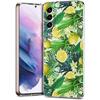 Средиземноморский лимонный чехол для Samsung Galaxy S24 S23 S22 S20 S21 FE Ultra S24 S23 S10 S10E S9 S8 Plus 5G Прозрачная задняя панель для телефона