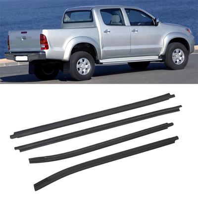 Уплотнитель стекла двери автомобиля Молдинг Погодник 4 двери Подходит для Toyota Hilux 2005-2014