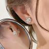 TikTok-Inspired Luxury Magnetic Diamond Ear Clips for Women - Korean Style, No Piercing Needed.
