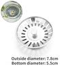 Stainless Steel Floor Drain Strainers Bathroom Anti-blocking Sewer Anti-debris Hair Catcher Mesh Kitchen Sink Strainer Filter