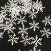 Mini Christmas Snowflakes Confetti Xmas Tree Ornaments Winter Home Party Decorations Festive Holiday Creative Decor Supplies