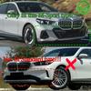 Front Bumper Lip Spoiler Splitter Diffuser For BMW 5 Series G60 G61 520d 520i 530e 550e I5 M60 M-Sport 2023-2025+ Bodykit Tuning