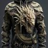 Толстовка с капюшоном и ярким 3D-драконом больших размеров для мужчин — удобная, яркая и идеально подходит для весны и осени