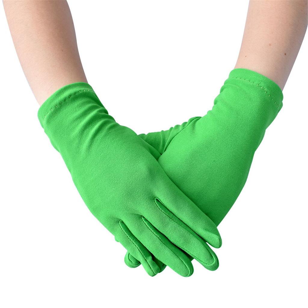 Women Milk Silk Sunscreen Serving Waiters Mittens Household Gloves Driving Gloves Work Gloves