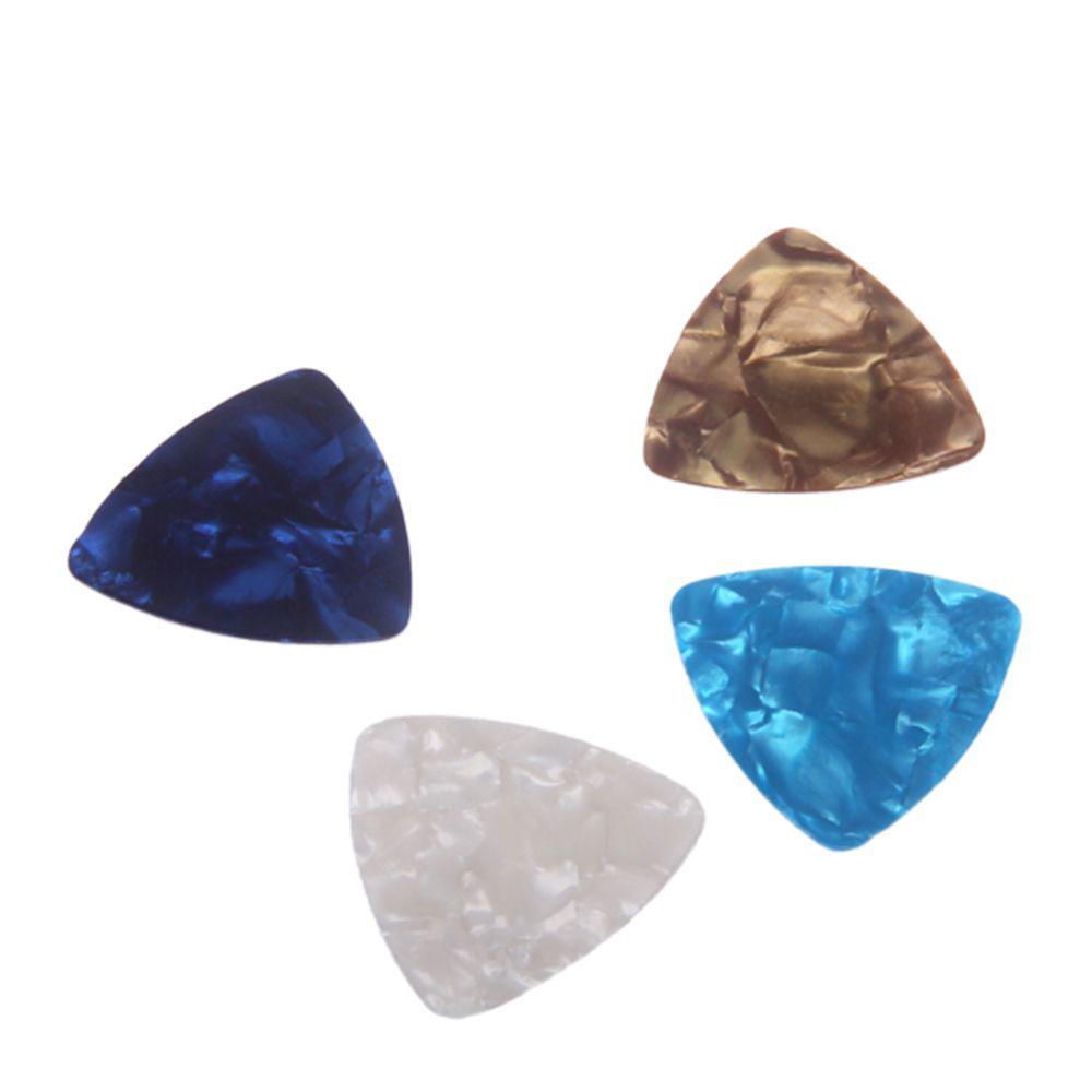 10pcs 0.46mm Instruments Antislip Guitar Pick Plectrum Guitar Accessories Celluloid