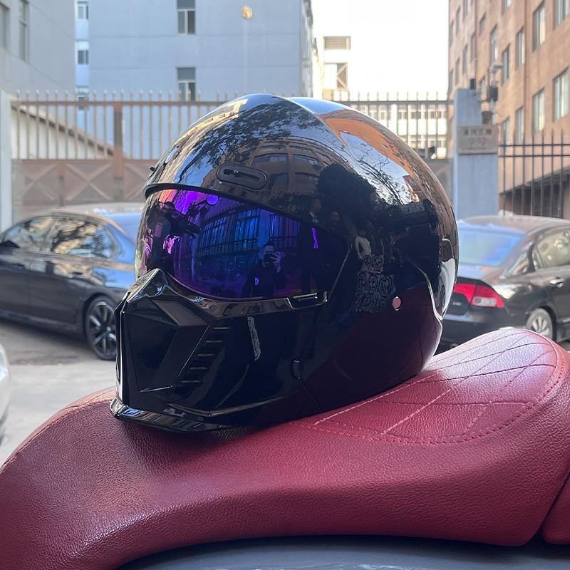 Новый Scorpion Retro Motorcycle Cascos Moto Locomotive Personality Многоцелевой комбинированный шлем Half ML XL XXL XXXL