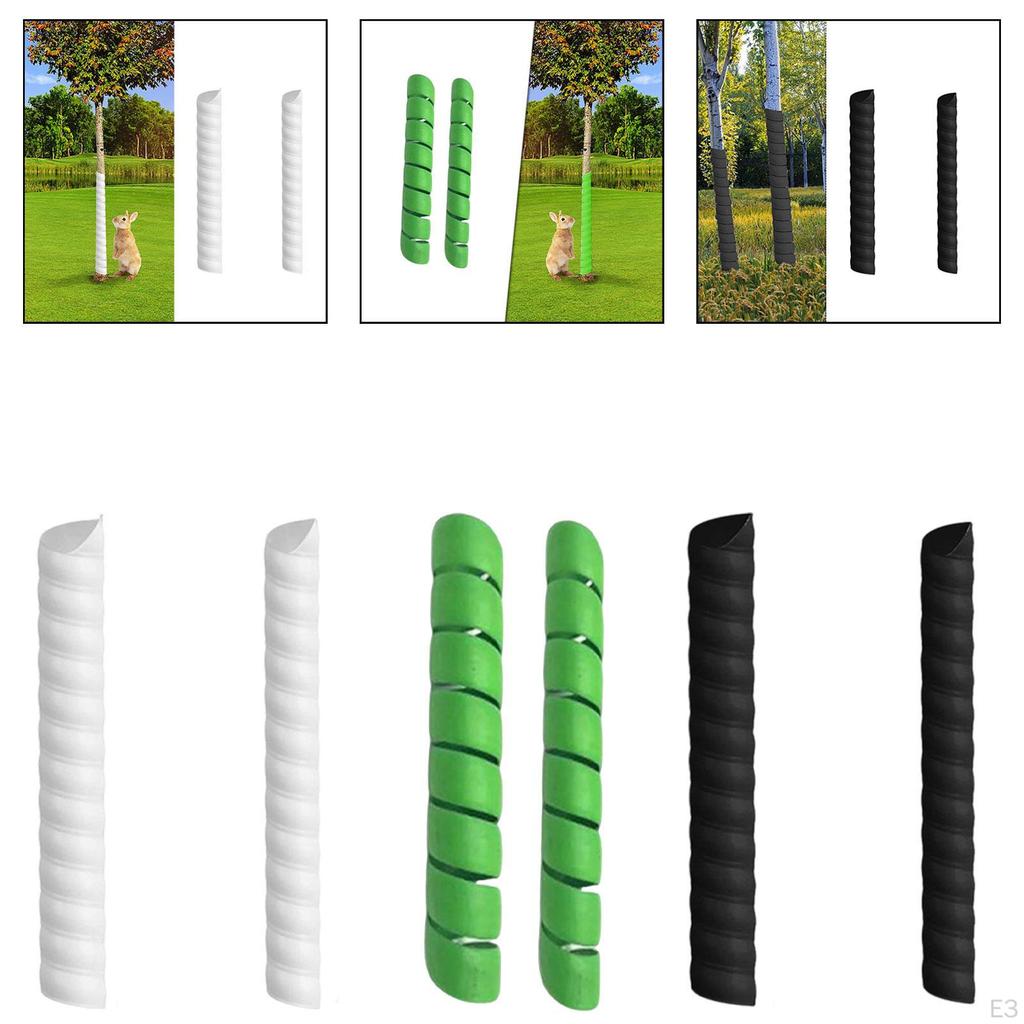 2 Pack Portable Heavy Duty Tree Trunk Protectors, Protect From Deer, Animals, Lawn Mowers, String