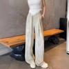 Cotton and Linen Pants for Women's Summer New Style of Drooping Loose Tie-dye Yamamoto Wide-leg Pants Ice Silk Sun Protection Cool Pants