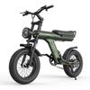 Электровелосипед JANSNO X90 для взрослых 750 Вт 48 В 14 Ач Скрытая батарея 16-дюймовые широкие шины Двойная подвеска Внедорожный Снежный Для всех типов местности Электровелосипед