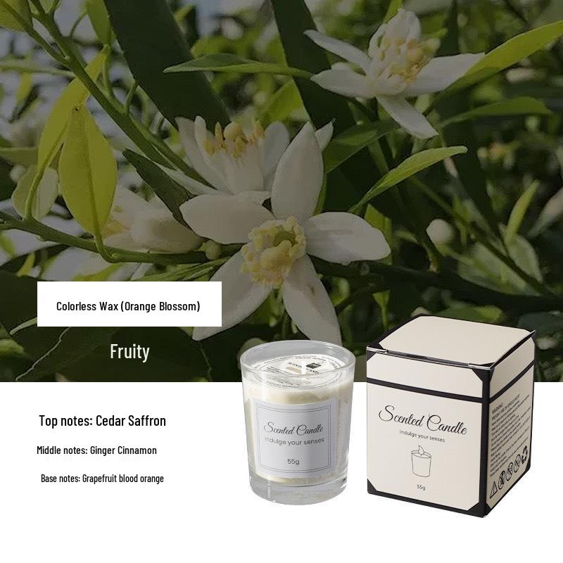 Cross-Border Aroma Candle: Long-lasting Soy Wax in Glass Cup for Home and Hotel Use