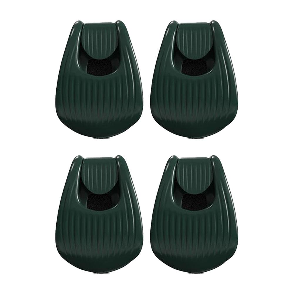 4 шт. Держатель для удочки - Портативные разборные зажимы для удочки для земли/автомобиля/стены/пляжа, Автоматически фиксирующийся ремешок-держатель для удочек