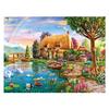 DIY Diamond Painting Full Round Rhinestone Pond Animal Embroidery Cross Stitch