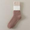 Winter Coral Fleece Socks Sleeping Mid Tube Socks Women Floor Plush Socks  For Female Men