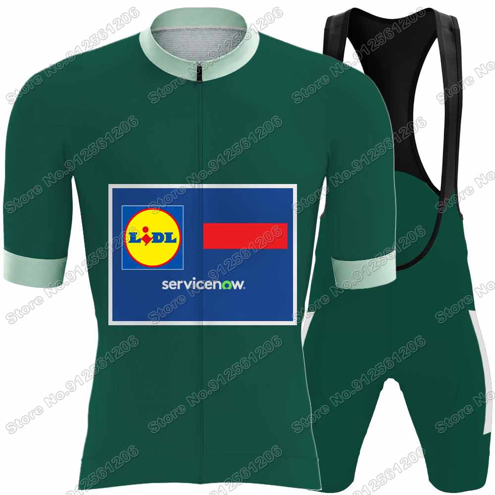 Комплект велоформы Lidl Чемпион мира Велосипедная одежда Мужской комплект с коротким рукавом Дорожный велосипедный комплект Костюм Велосипедные шорты на лямках