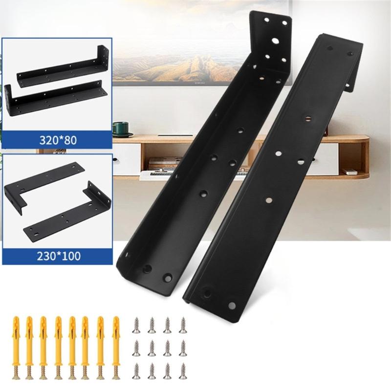 Металлические Полки Кронштейны Подвесная Тренога Полка Утолщенные Невидимые L-образные Кронштейны Настенный Кронштейн для Поддержки Полки