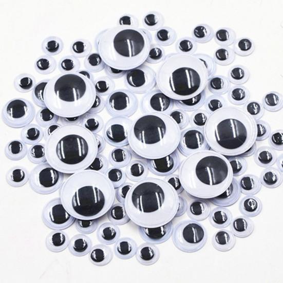 8 шт. Глаза на Хэллоуин для кустов, большие игрушечные глаза, гигантские подвижные глаза на Хэллоуин, самоклеящиеся наклейки для поделок, домашнего декора