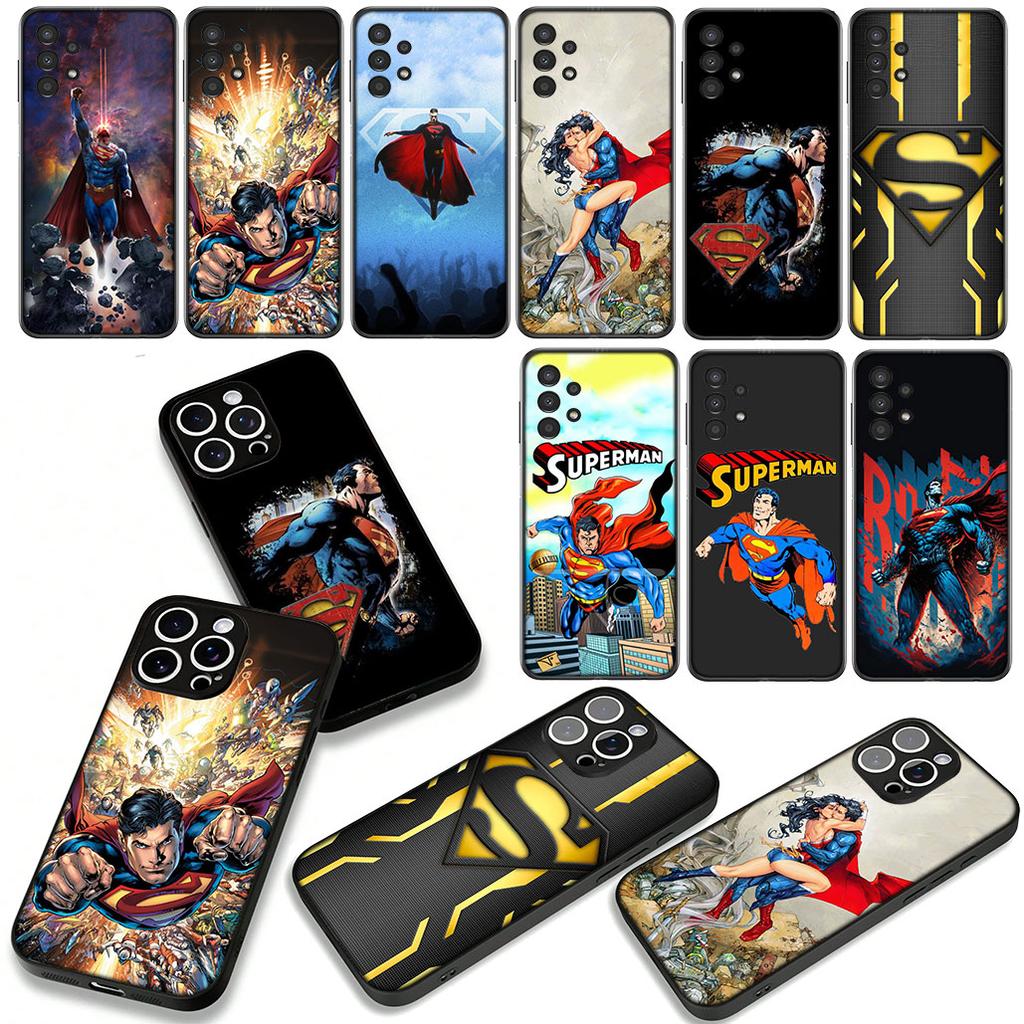 Superhero DC Movie Supermans Phone Cover Case for Apple iPhone 17 16 15 11 Pro XS Max XR 6 7 8 Plus + SE 2020 5 16E Casing