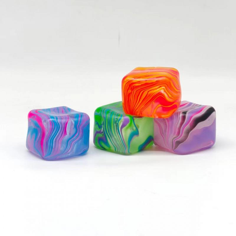 Slow Rising Ice Cube Squishy Toy Stress Relief Malt Sugar Cubes Fidget Toy Creative Decompression Gift