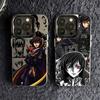 Аниме C-Code Geass Горячий чехол для телефона для Samsung Galaxy S26 S25 S24 S23 S22 S21 S20 Note20 FE Ultra Edge Plus 4G 5G Матовый чехол