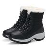 Snow Boots Women's Boots Non-slip Women Winter Boots Fur Warm Ankle Boots For Women Down Waterproof Booties Botas Mujer