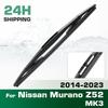 Rear Windshield Wipers Blades,Premium All-Season Wiper blades Replacement For Nissan Murano Z52 MK3 2014-2023