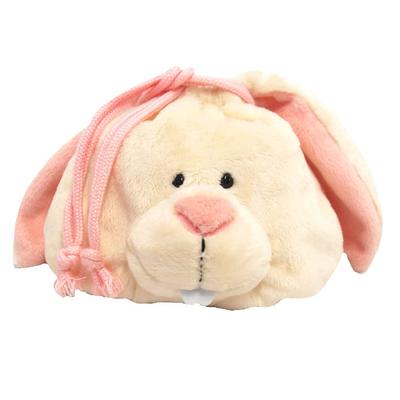 NICI Фигурка кролика, мешочек для лица, Германия, мягкая игрушка, подарок, мешочек для лица, сумка на шнурке, кролик, домашнее животное, 3090463, розовый
