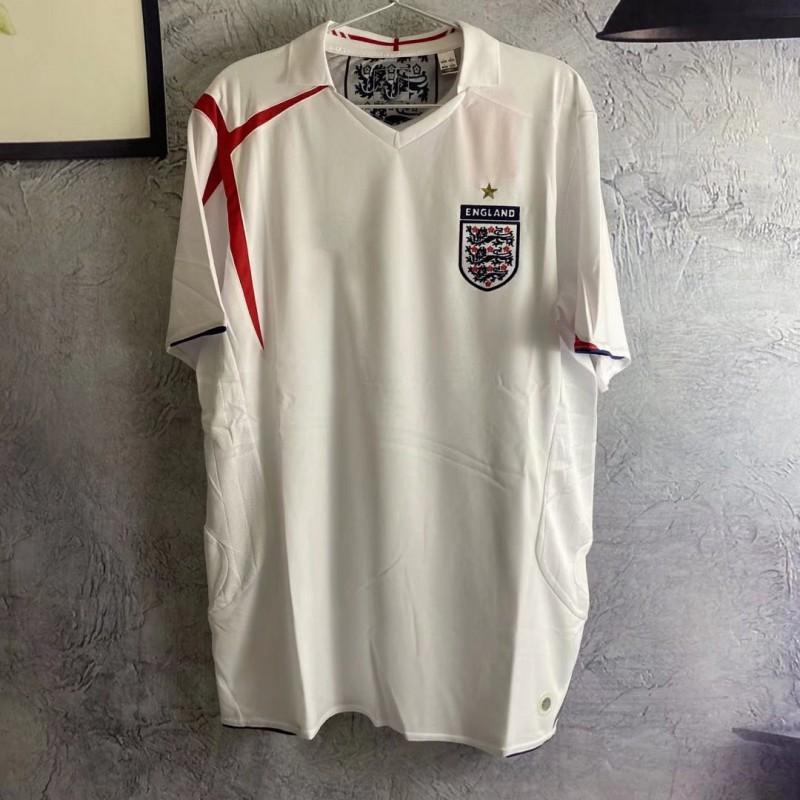 2006 England Retro Football Jersey Short Sleeve Long Men Women Soccer Shirt Beckham Gerrard 7 4