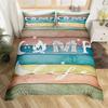 Happy Camping Duvet Cover Queen Twin Rv Camping Comforter Cover Camper Bedding Set Microfiber Bedspread Cover For Boys Girls